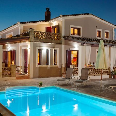 Evalexia Villa - Luxury Villa With Private Pool Near Laganas Perfect For Groups By Villa Mana Gers Kalamákion Buitenkant foto